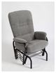 Crinar Light Gray Glider Chair-0