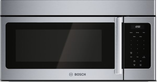 Bosch 300 Series 1.6 Cu. Ft. Stainless Steel Over The Range Microwave ...