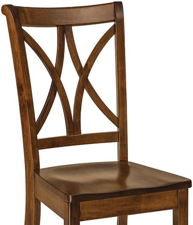 Urban Collections by Yutzy Woodworking Callahan Brown Office Side Chair-1