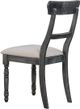 ACME Furniture Leventis 2-Piece Light Brown/Weathered Gray Side Chair Set-4