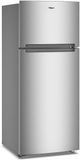 Whirlpool® 28" 18 Cu. Ft. Fingerprint-Resistant Stainless Finish Top Freezer Refrigerator with Total Coverage Cooling-2