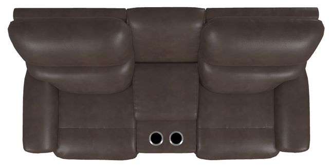 La-Z-Boy® Brooks Godiva Reclining Manual Loveseat with Console-4