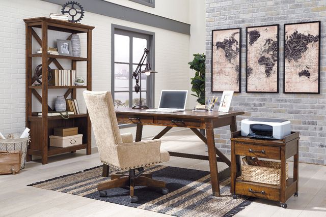 Signature Design by Ashley® Baldridge Rustic Brown Large Bookcase-4