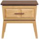 Whittier Wood® Furniture Addison Duet 1-Drawer Nightstand-3