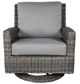CabanaCoast® Customizable Sedona SOL Weave® Wicker Outdoor Swivel Glider Chair-1