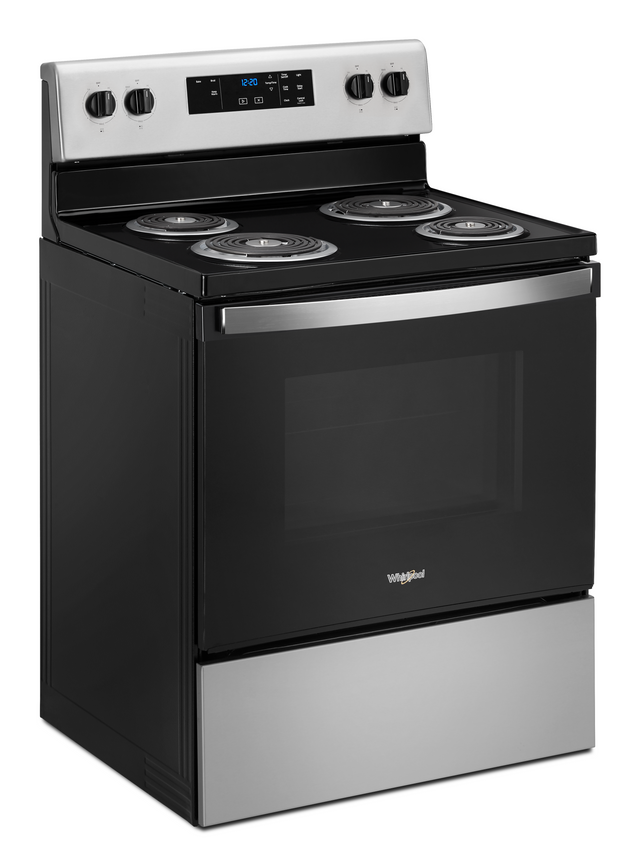 Whirlpool® 30" Stainless Steel Freestanding Electric Range-4