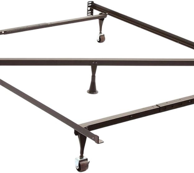 W.Silver Products Classic Twin/Full/Queen Frame with Cross Support and Glides-1