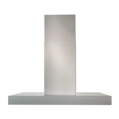 Best® Ispira 36" Stainless Steel Brushed Gray Glass Island Range Hood-0