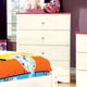 Furniture of America® Kimmel Pink/White Chest-0