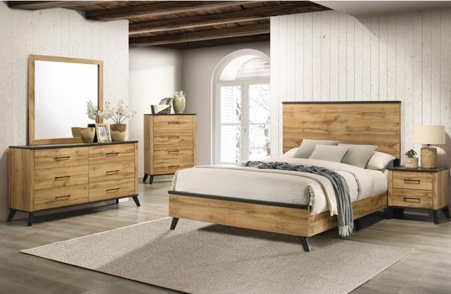 Coaster® Kaywood Natural Pine Dresser Mirror-3