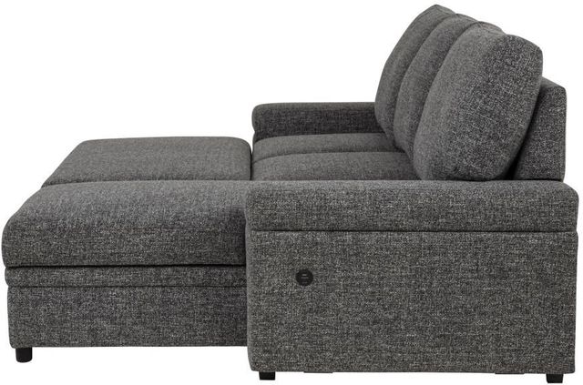 Coaster® Demko 2-Piece Granite Right-Arm Facing Sleeper Sectional Sofa with Speaker and Storage Chaise-4
