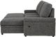Coaster® Demko 2-Piece Granite Right-Arm Facing Sleeper Sectional Sofa with Speaker and Storage Chaise-4
