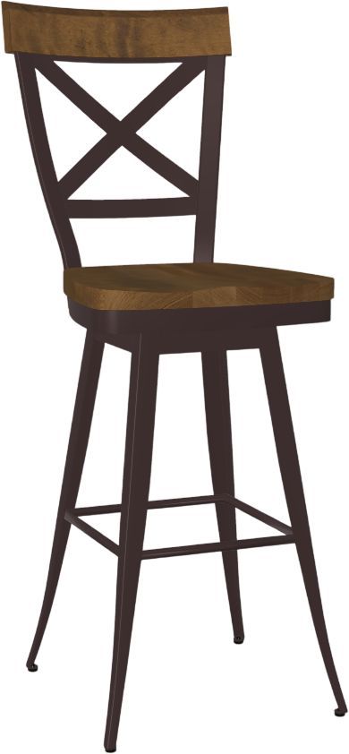 Amisco Customizable Kyle Swivel Bar Stool-0