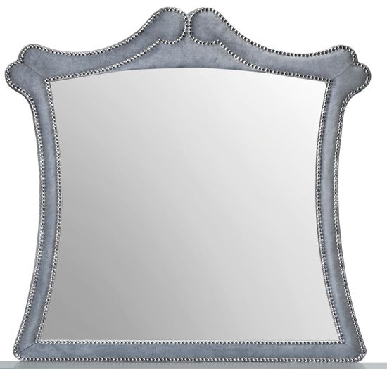 Crown Mark Cameo Gray Dresser Mirror-0