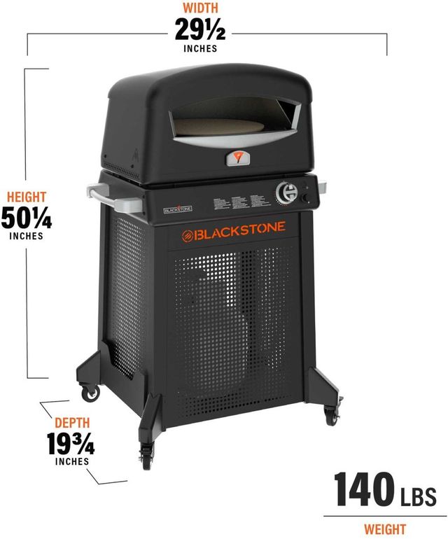 Blackstone® 30" Black Pizza Oven -1