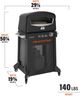 Blackstone® 30" Black Pizza Oven -3