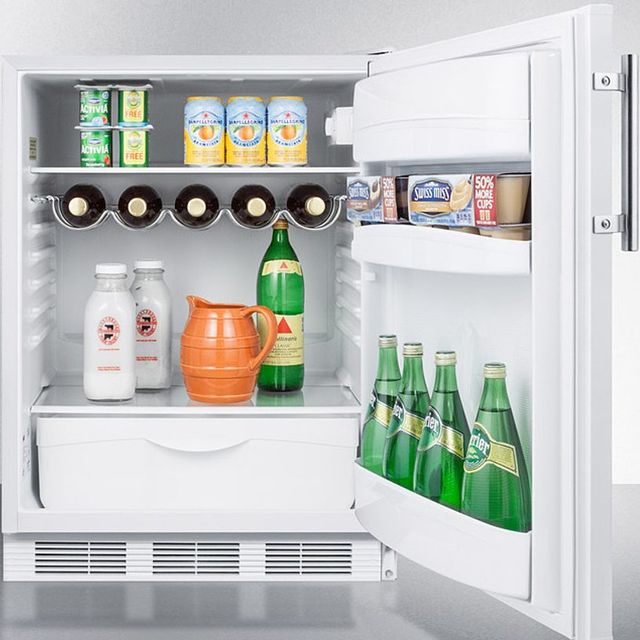 Summit® 24" 5.5 Cu. Ft. White Compact Refrigerator-3