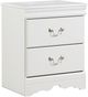 Signature Design by Ashley® Anarasia 5-Piece White Queen Sleigh Bed Set-2