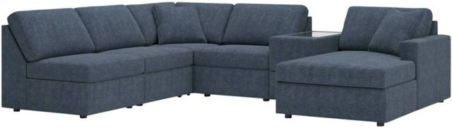 Signature Design by Ashley® Modmax 6-Piece Ink Right-Arm Facing Sectional with Chaise and Storage Console-0