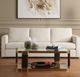 Uttermost® Ryles Gold Glass Coffee Table-1