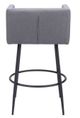 Zuo® Modern Horbat Gray Barstool-2