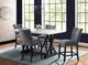 Elements International Tuscany Charcoal Upholstered Counter Side Chair-4