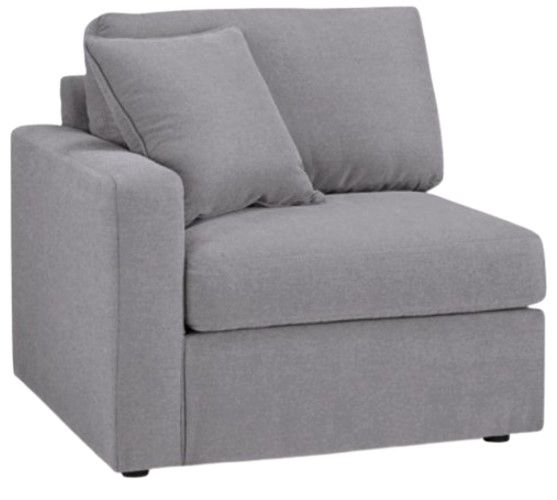 Signature Design by Ashley® Modmax 8-Piece Granite Right-Arm Facing Sectional with Chaise and Audio System-1