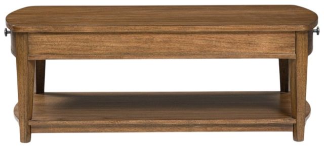 Signature Design by Ashley® Burkbyer Brown Rectangular Cocktail Table-2