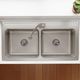 Elkay Lustertone® Classic Lustrous Satin 43" x 22" x 10-1/8" 1-Hole Equal Double Bowl Drop-In Sink-3