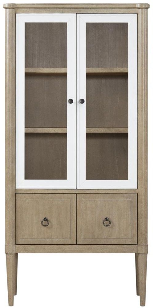 Bernards Citrus Heights Brown Display Bookcase-2