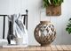 A & B Home Brown/Silver Round Small Shanghai Lantern-3
