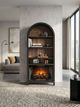 Sunny Designs™ Chill Black Magic/Buckskin Arch Bookcase-4