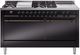 Ilve® Nostalgie II Series 60" Glossy Black Pro Style Dual Fuel Range-0