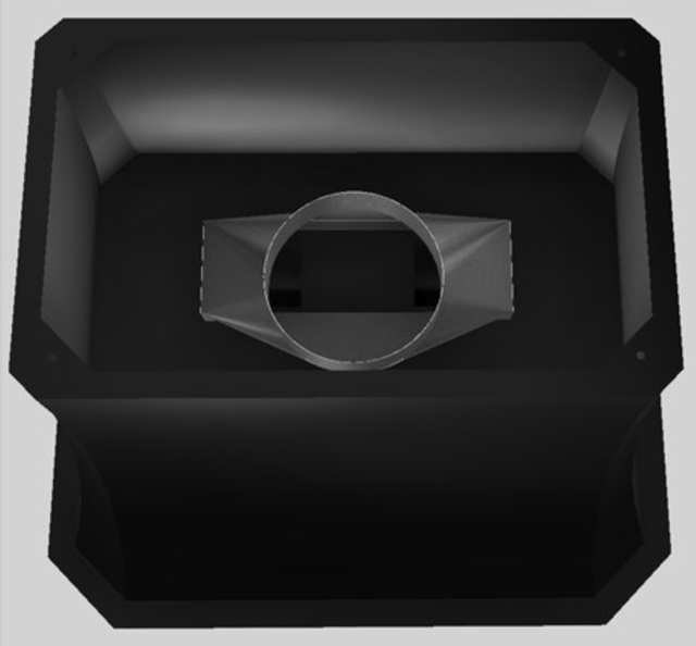 Vent-A-Hood® Designer Series 36" Black Island Range Hood-3