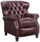BarcaLounger® Presidential Wenlock Fudge Leather Manual Recliner-0