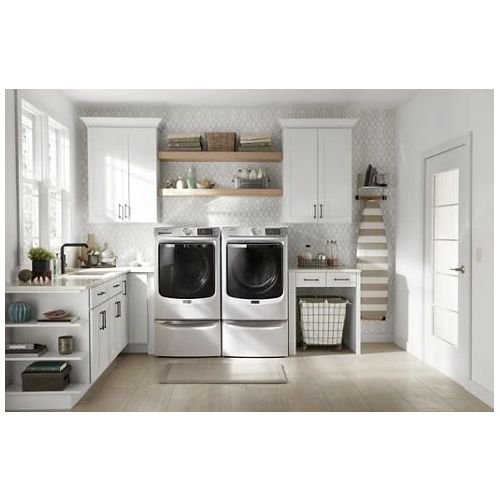 Maytag® 7.3 Cu. Ft. White Front Load Gas Dryer-3