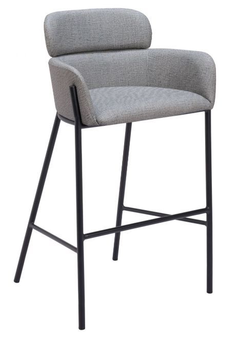 Zuo® Modern Bremor Slate Gray Barstool-0