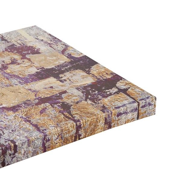 Olliix by Madison Park Gilded Violet 3 Piece Purple Gel Coat Printed Canvas Set-2