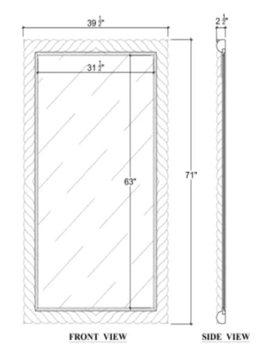 Bramble Customizable Belvedere Large Mirror-2