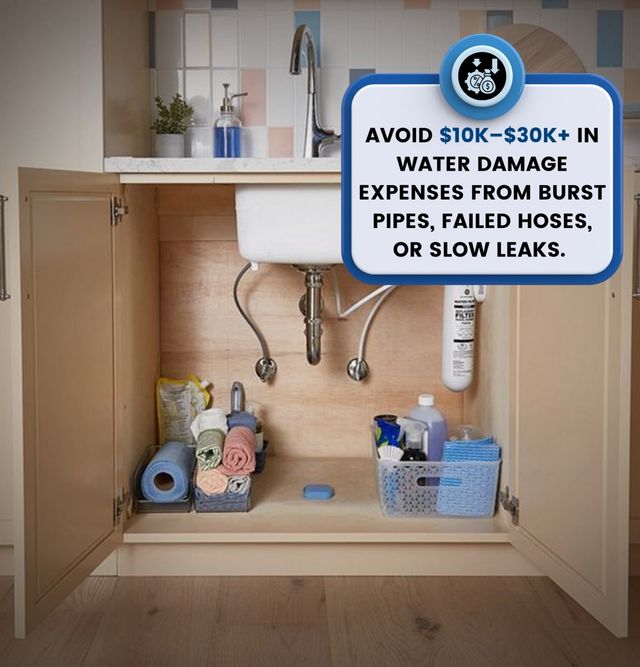 GE® Parts & Accessories SmartHQ™ 2.88" Blue Leak Detection Kit-3