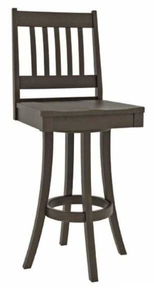 Country View Woodworking Customizable 30" Swivel Bar Chair-0