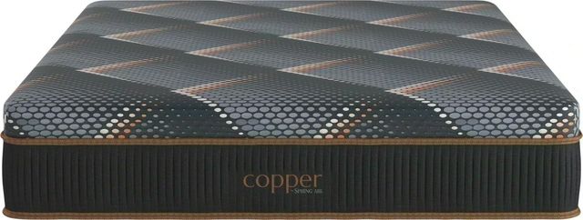 Spring Air® Copper 13.5" Hybrid Firm Smooth Top King Mattress-3