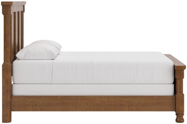 Signature Design by Ashley® Rowlenstown Brown Queen Poster Bed-2