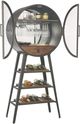 Howard Miller® Zelda Aged Iron/Dark Brown Wine and Bar Cabinet-1