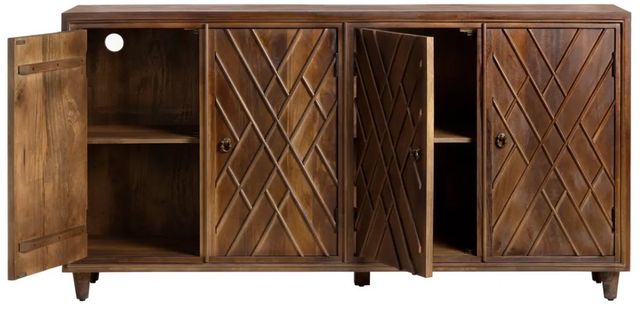 Crestview Collection Chippendale Brown Sideboard-4