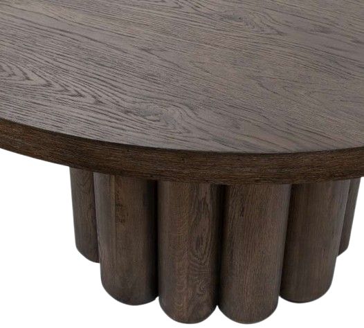 Classic Home Tiber Toasted Brown Round Dining Table-3