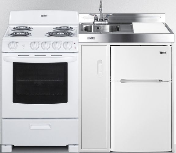 Summit® 54" White All-In-One Kitchenette-3