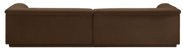 Meridian Furniture Cascade 2-Piece Brown Velvet Sofa-3