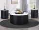 Steve Silver Co. Colvin White Coffee Table with Black Base-4
