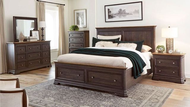 Napa Furniture Design Grand Louie Misty Night/Wheat Chest-1